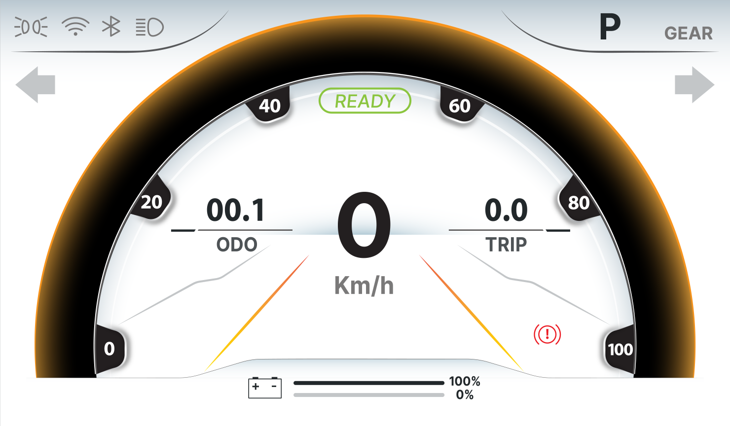 Goddess daytime instrument screen example