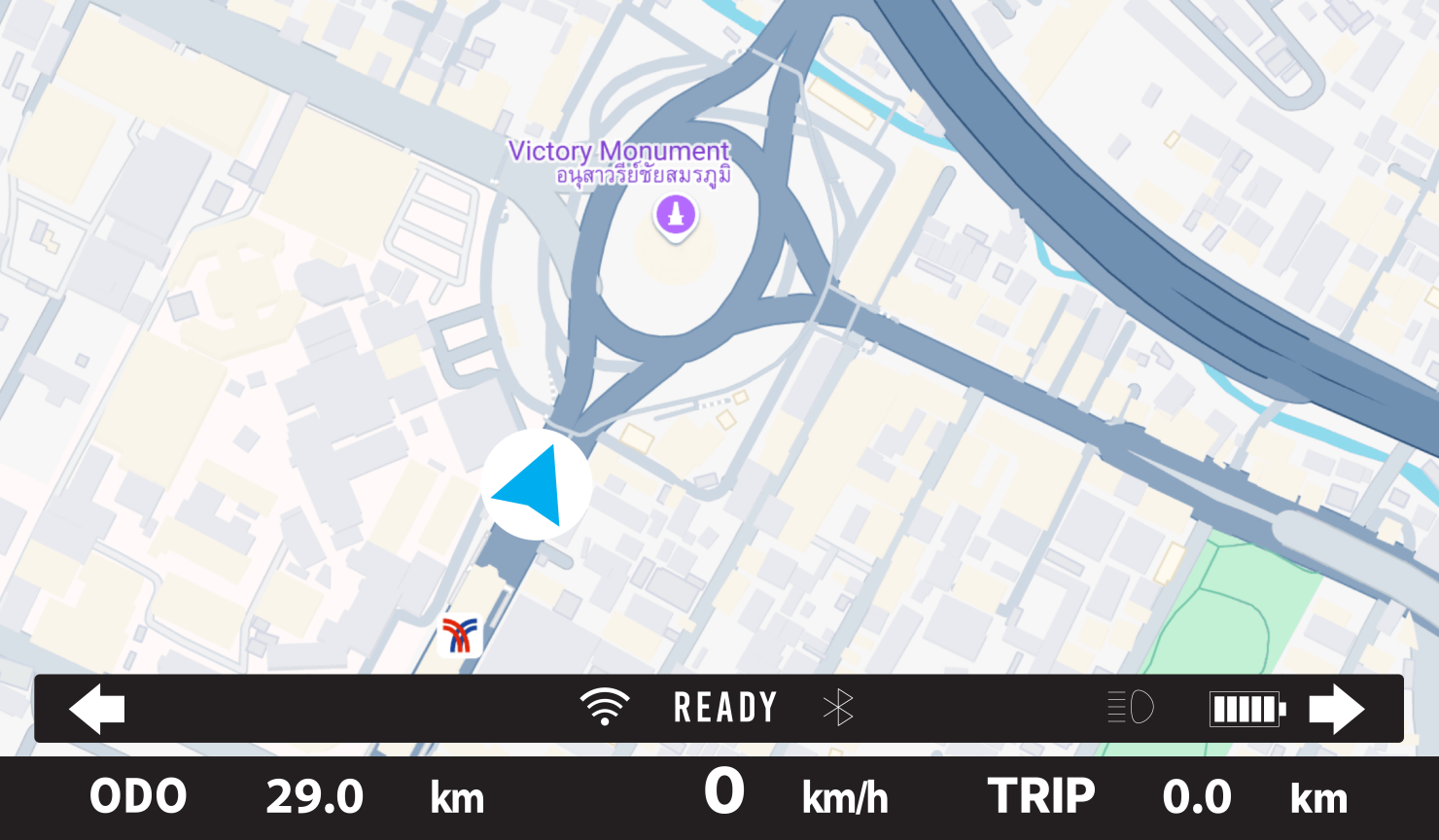 Goddess screen mirroring map example